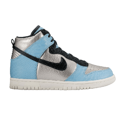 Pre-owned Nike Wmns Dunk High Lx 'metallic Silver Mica Blue'