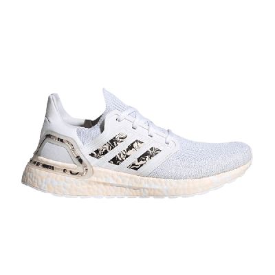 Pre-owned Adidas Originals Wmns Ultraboost 20 'glam Pack - White Pink Tint'
