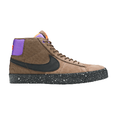 Pre-owned Nike Grant Taylor X Zoom Blazer Mid Pro Gt Sb 'acg' In Brown
