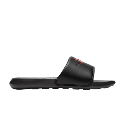 Pre-owned Nike Victori One Slides 'black Red'