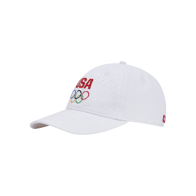 Pre-owned Kith Usa Cap 'white'