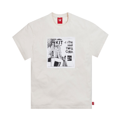 Pre-owned Kith X Coca-cola 60s Vintage Tee 'ivory' In Cream