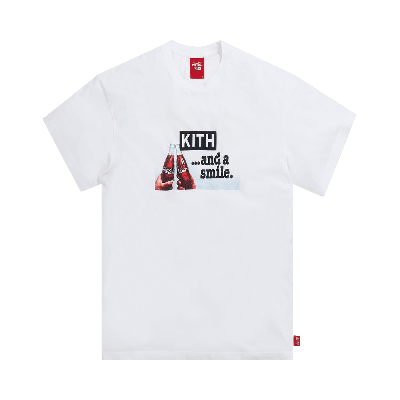 Pre-owned Kith X Coca-cola Smile Vintage Tee 'white'