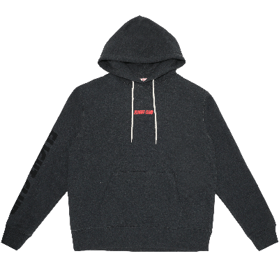 Pre-owned Flight Club Oversized Logo Hoodie Dark 'gray' In Grey