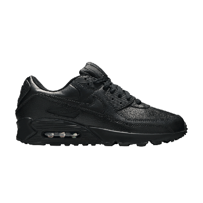 Pre-owned Nike Air Max 90 Leather 'triple Black'