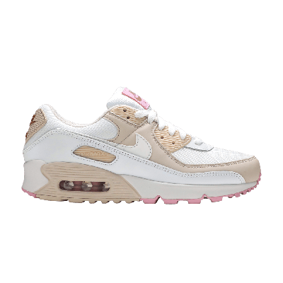 Pre-owned Nike Wmns Air Max 90 'light Orewood Brown' In White