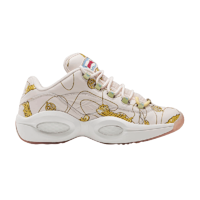 Pre-owned Reebok Bbc Ice Cream X Question Low 'name Chains' In White