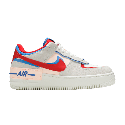 Pre-owned Nike Wmns Air Force 1 Shadow 'sail Royal Red' In Brown