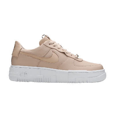 Pre-owned Nike Wmns Air Force 1 'pixel Particle Beige' In Pink