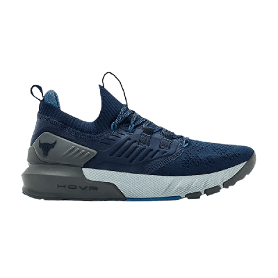 Pre-owned Under Armour Project Rock 3 'academy' In Blue