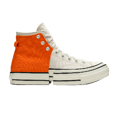 Pre-owned Converse Feng Chen Wang X Chuck 70 2-in-1 'persimmon Ivory' In Orange