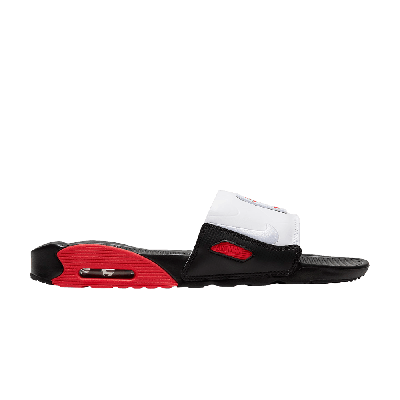 Pre-owned Nike Air Max 90 Slide 'black Chile Red'