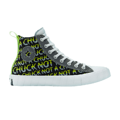 Pre-owned Converse Unt1tl3d High 'not A Chuck - Hi-vis Collection' In Black