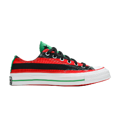 Pre-owned Converse Denim Tears X Chuck 70 Low 'pan-african Flag' In Multi-color