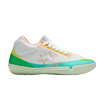 Pre-owned Converse All Star Bb Evo Mid 'hi-vis Collection - White Green Glow'