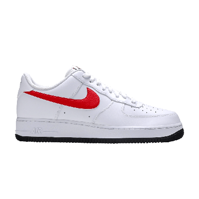 Pre-owned Nike Air Force 1 '07 'mismatched Swooshes - White'