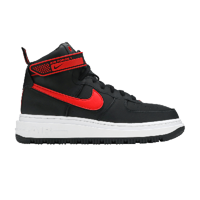 Pre-owned Nike Air Force 1 Boot 'black University Red'
