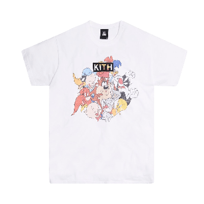 Pre-owned Kith X Looney Tunes Merrie Melodies Vintage Tee 'white'
