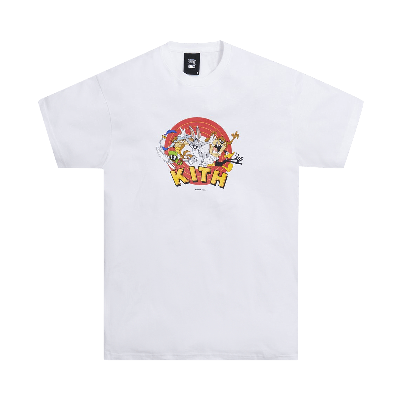 Pre-owned Kith X Looney Tunes That's All Folks Tee 'white'