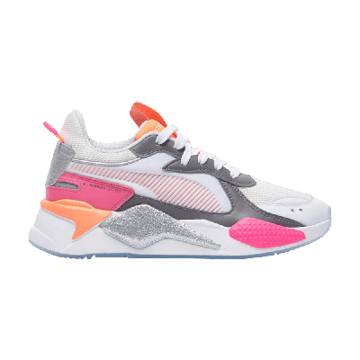 Pre-owned Puma Wmns Rs-x 'glitz - White Fluo Pink'