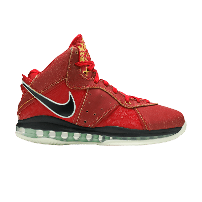 Pre-owned Nike Lebron 8 Qs 'empire Jade' In Red
