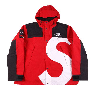Pre-owned Supreme X The North Face S Logo Mountain Jacket 'red'