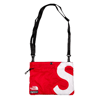 Pre-owned Supreme X The North Face S Logo Shoulder Bag 'red'