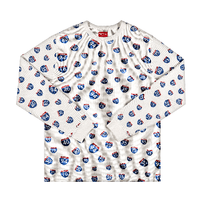 Pre-owned Supreme Interstate Waffle Thermal 'natural' In Cream
