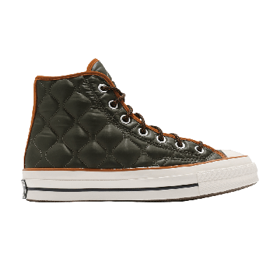 Pre-owned Converse Chuck 70 High 'workwear Quilting - Green Brown'