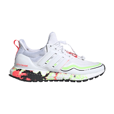 Pre-owned Adidas Originals Wmns Ultraboost Winter.rdy 'white Lime Pink'