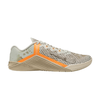 Pre-owned Nike Metcon 6 'yuko Brown Camo' In Cream