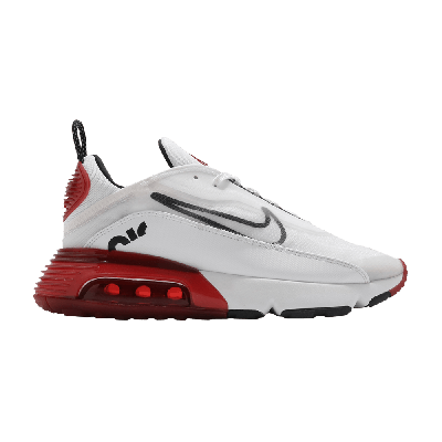 Pre-owned Nike Air Max 2090 'university Red' In White
