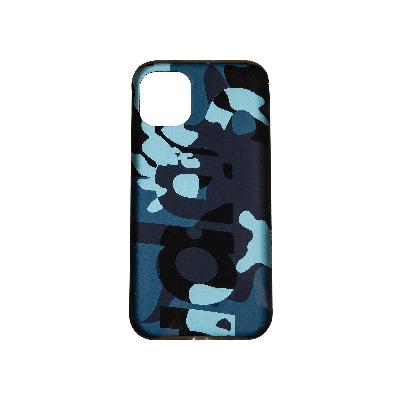 Pre-owned Supreme Camo Iphone 11 Case 'blue Camo'