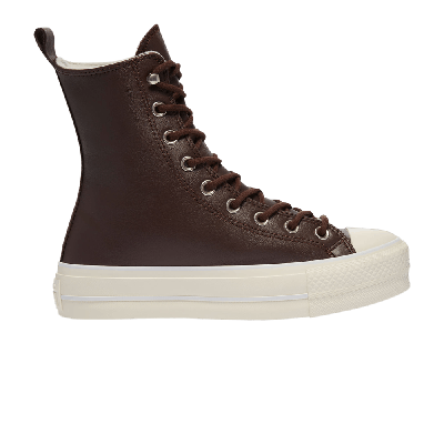 Pre-owned Converse Wmns Chuck Taylor All Star Extra-high Platform 'mountain Club' In Brown