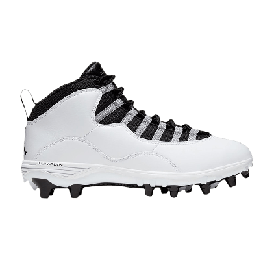 Pre-owned Air Jordan 10 Td Mid 'steel Grey' In White