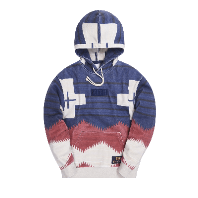 Pre-owned Kith For Pendleton Brave Star Williams Iii Hoodie 'navy/multi' In Blue