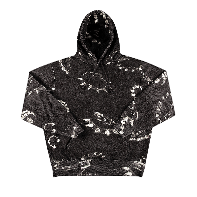 Pre-owned Supreme Studded Collars Hooded Sweatshirt 'black'