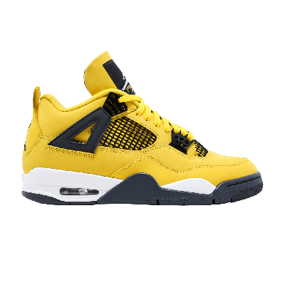 Pre-owned Air Jordan 4 Retro 'lightning' 2021 In Yellow