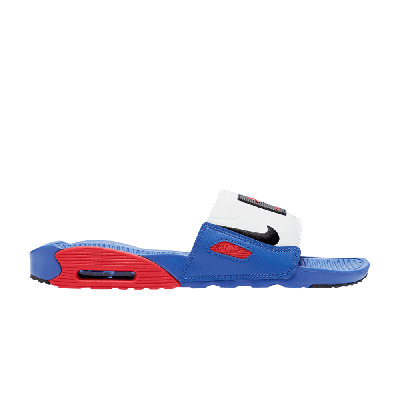 Pre-owned Nike Air Max 90 Slide 'game Royal Red' In Blue