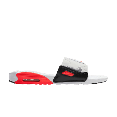 Pre-owned Nike Air Max 90 Slide 'infrared' In White