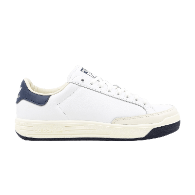 Pre-owned Adidas Originals Rod Laver 'flat White Navy'