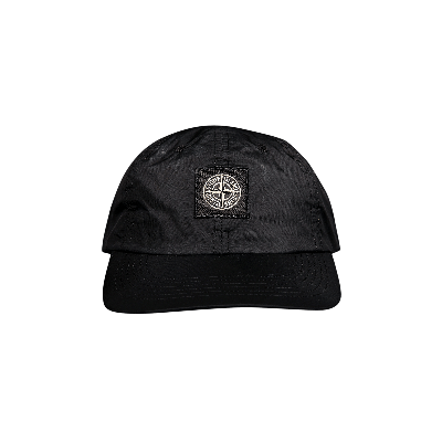 Pre-owned Supreme X Stone Island Nylon 6-panel 'black'