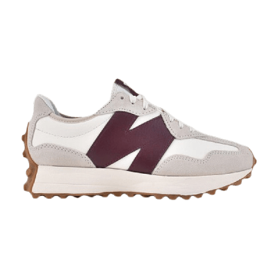 Pre-owned New Balance Wmns 327 'white Dark Red'