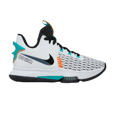 Pre-owned Nike Lebron Witness 5 'white Clear Jade'