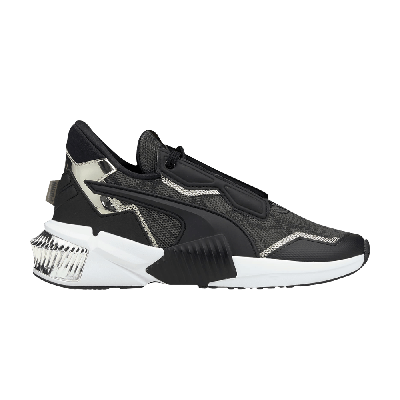 Pre-owned Puma Wmns Provoke Xt 'untamed - Black Metallic Silver'