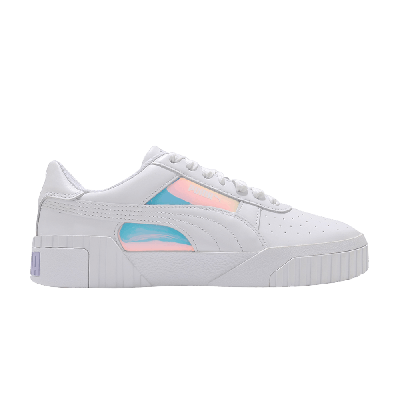 Pre-owned Puma Wmns Cali Glow 'white Iridescent'