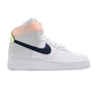 Pre-owned Nike Wmns Air Force 1 High 'white Midnight Navy'