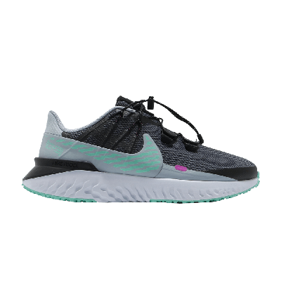 Pre-owned Nike Wmns Legend React 3 Shield 'aurora Green' In Black