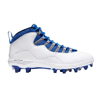 Pre-owned Air Jordan Jordan 10 Td Mid 'white Game Royal'