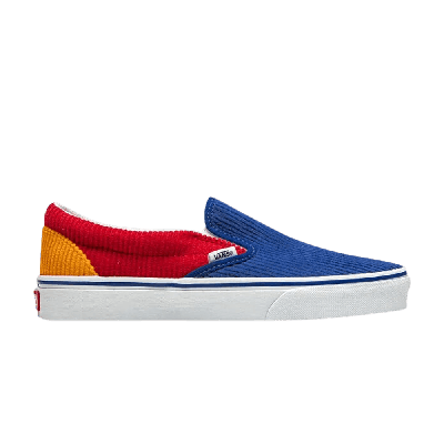 Pre-owned Vans Classic Slip-on 'corduroy - Primary' In Multi-color